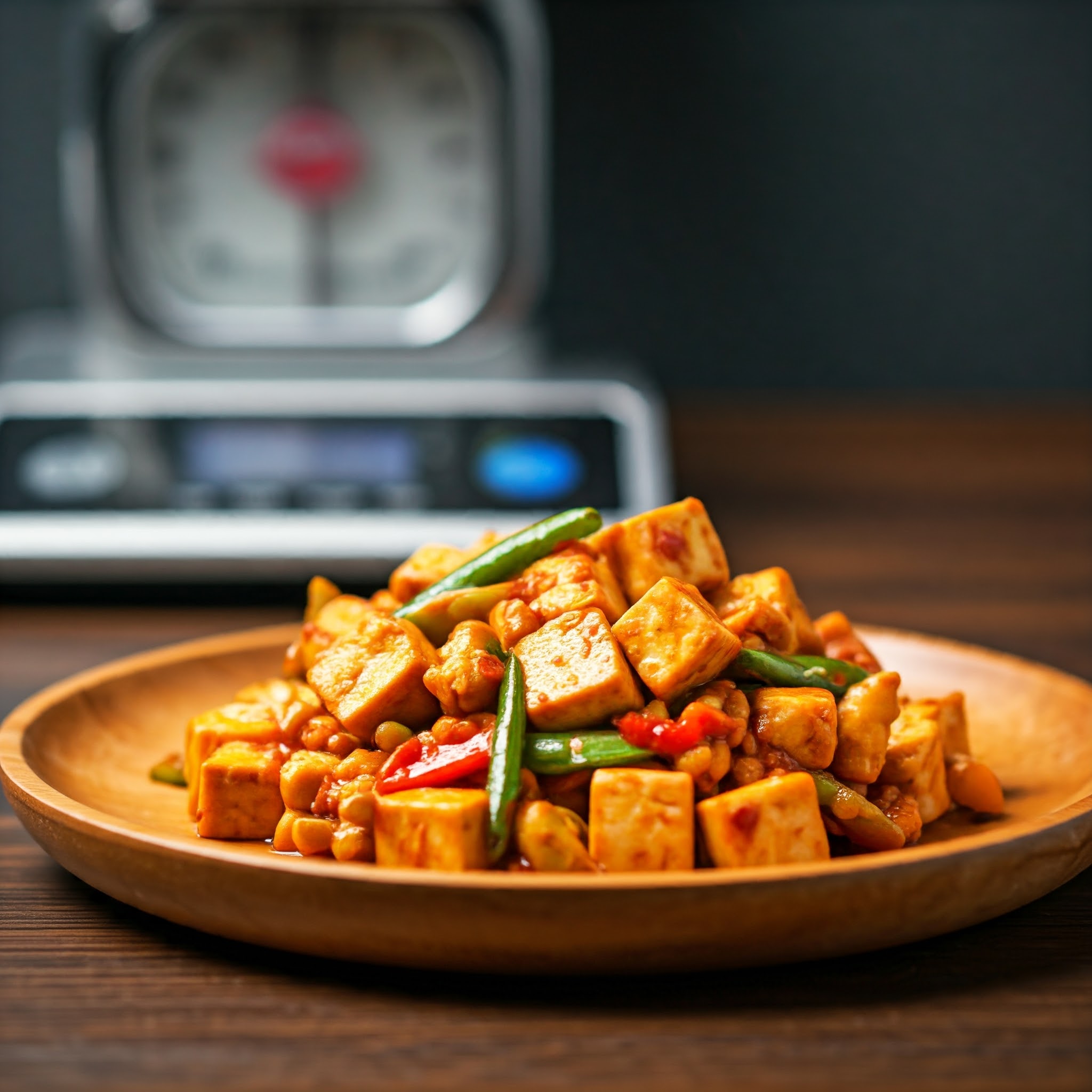 Spicy Tofu Stir-Fry Diptis Food